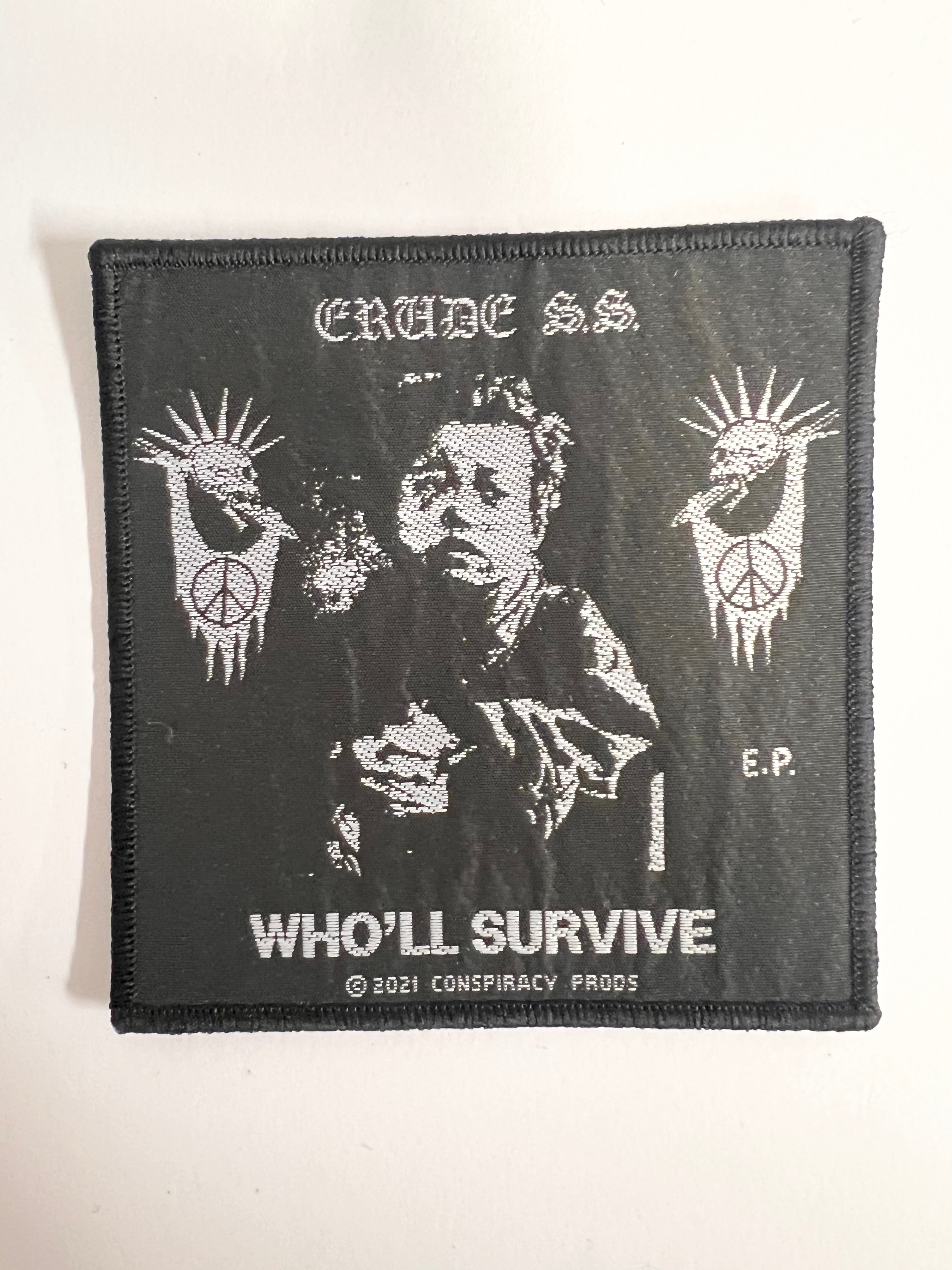 Crude S.S. - Who'll Survive (Woven Patch) – Wolves of Hades